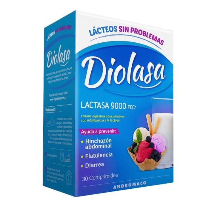Diolasa 9000 FCC x 30 comprimidos ANDROMACO
